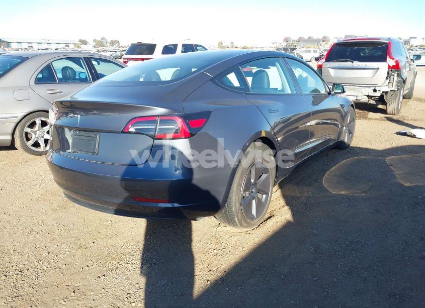 Photo 4 of 2023 Tesla Model 3 REAR-WHEEL DRIVE (VIN 5YJ3E1EA5PF621736)