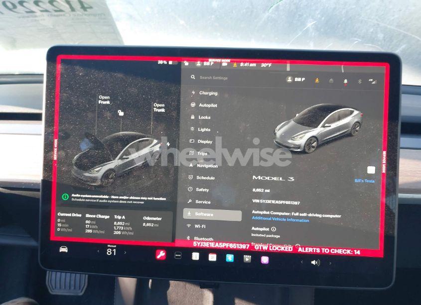 Photo 18 of 2023 Tesla Model 3 REAR-WHEEL DRIVE (VIN 5YJ3E1EA5PF651397)