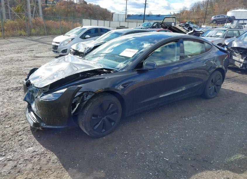 Photo 2 of 2024 Tesla Model 3 REAR-WHEEL DRIVE (VIN 5YJ3E1EA5RF735545)