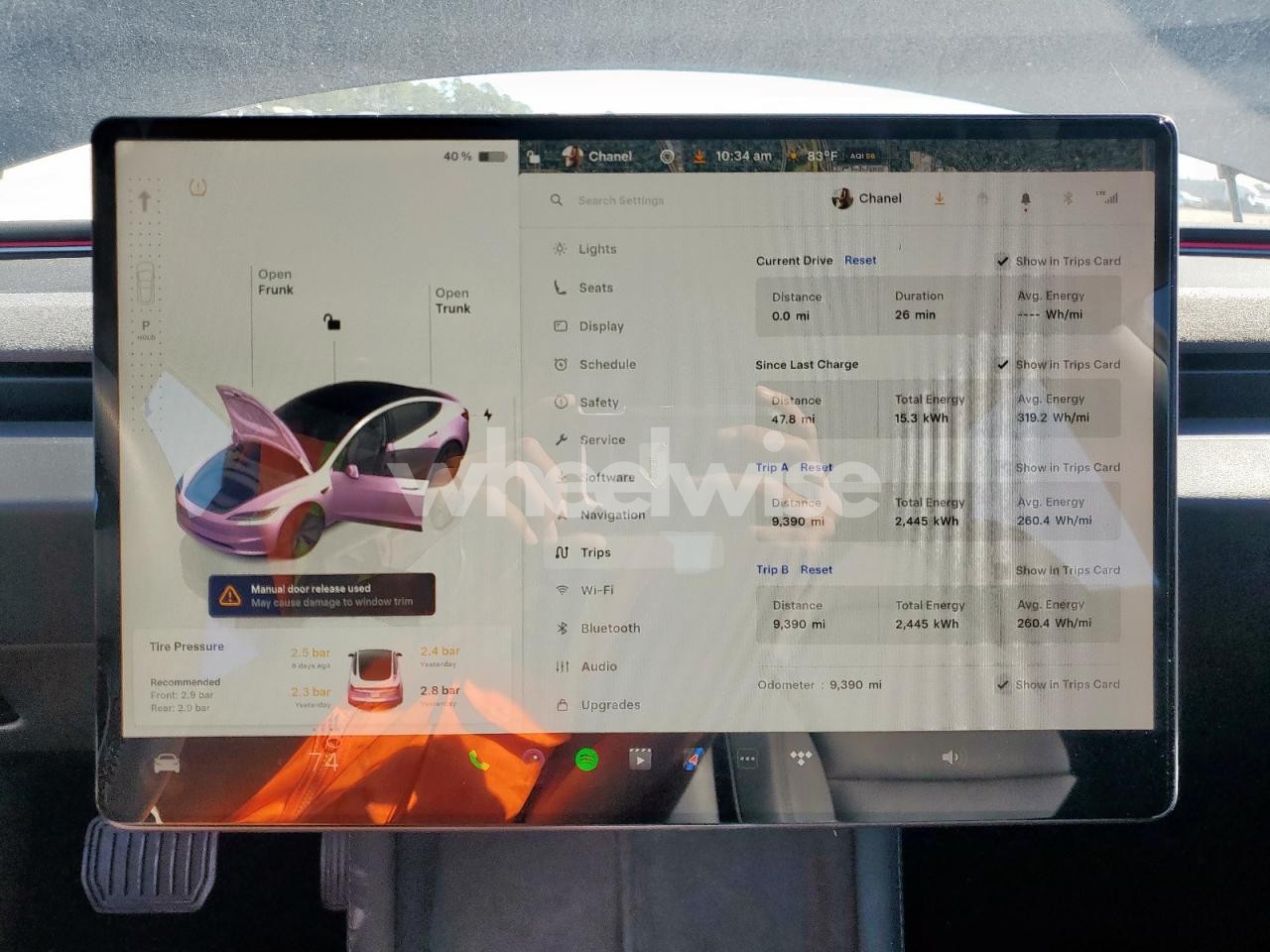 Photo 9 of 2024 TESLA MODEL 3 (VIN 5YJ3E1EA5RF873036)