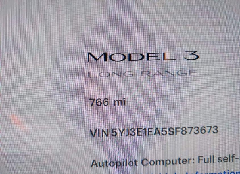 Photo 16 of 2025 Tesla Model 3 LONG RANGE REAR-WHEEL DRIVE (VIN 5YJ3E1EA5SF873673)