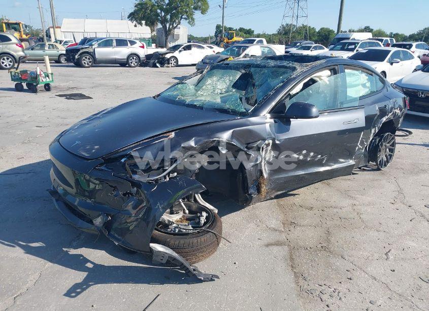 Photo 2 of 2025 Tesla Model 3 LONG RANGE REAR-WHEEL DRIVE (VIN 5YJ3E1EA5SF905540)