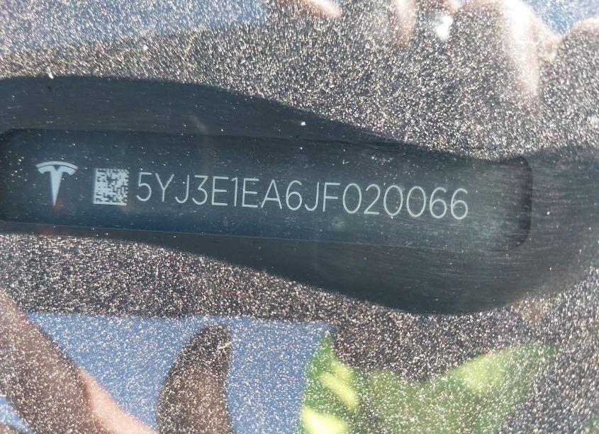 Photo 9 of 2018 Tesla Model 3 LONG RANGE/MID RANGE (VIN 5YJ3E1EA6JF020066)