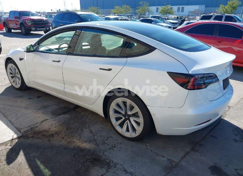 Photo 3 of 2021 Tesla Model 3 STANDARD RANGE PLUS REAR-WHEEL DRIVE (VIN 5YJ3E1EA6MF077582)