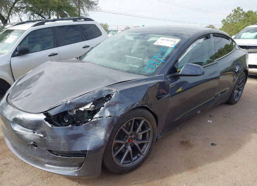 Photo 2 of 2021 Tesla Model 3 STANDARD RANGE PLUS REAR-WHEEL DRIVE (VIN 5YJ3E1EA6MF097055)