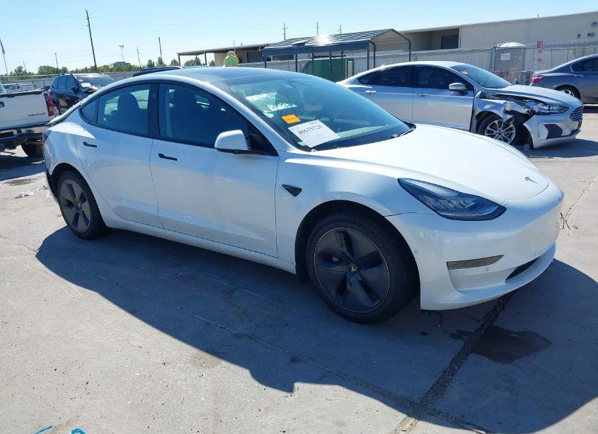 2021 Tesla Model 3 STANDARD RANGE PLUS REAR-WHEEL DRIVE (VIN 5YJ3E1EA6MF854181) main photo