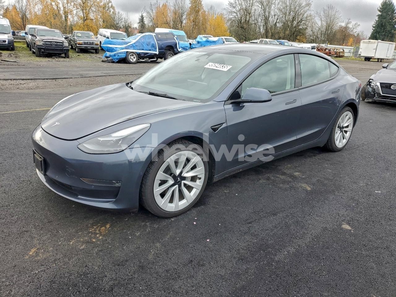 2022 TESLA MODEL 3 (VIN 5YJ3E1EA6NF370979) main photo