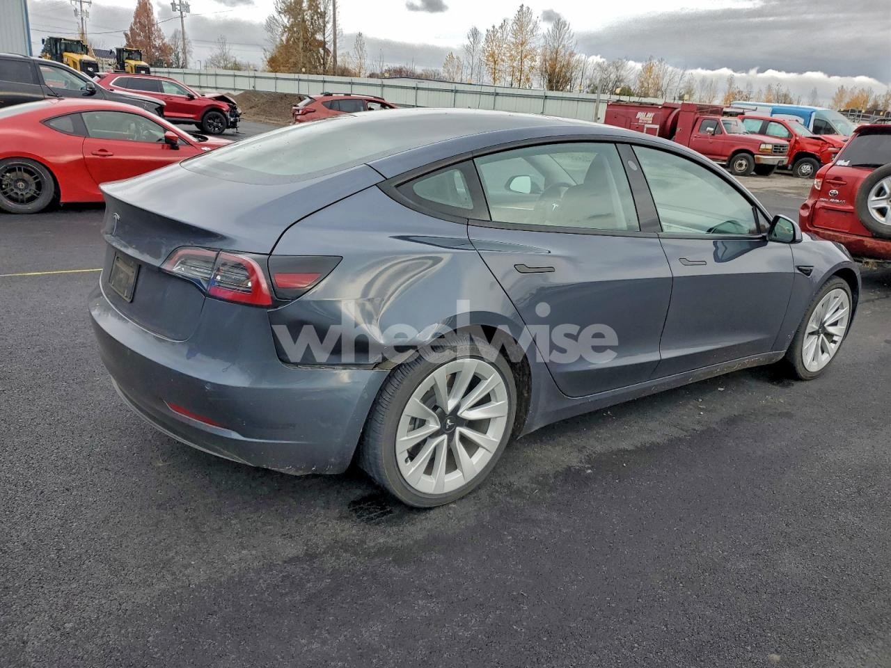 Photo 3 of 2022 TESLA MODEL 3 (VIN 5YJ3E1EA6NF370979)