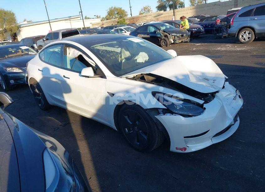 2023 Tesla Model 3 REAR-WHEEL DRIVE (VIN 5YJ3E1EA6PF407502) main photo