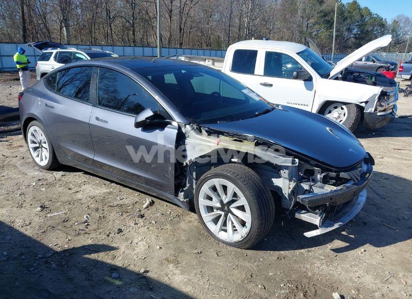 2023 Tesla Model 3 REAR-WHEEL DRIVE (VIN 5YJ3E1EA6PF435333) main photo