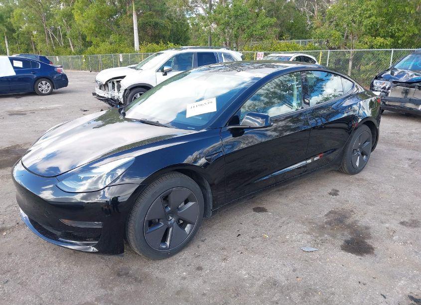 Photo 2 of 2023 Tesla Model 3 REAR-WHEEL DRIVE (VIN 5YJ3E1EA6PF438197)
