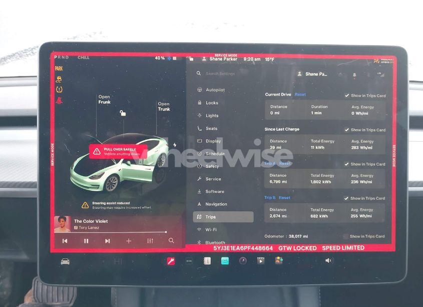 Photo 15 of 2023 Tesla Model 3 REAR-WHEEL DRIVE (VIN 5YJ3E1EA6PF448664)