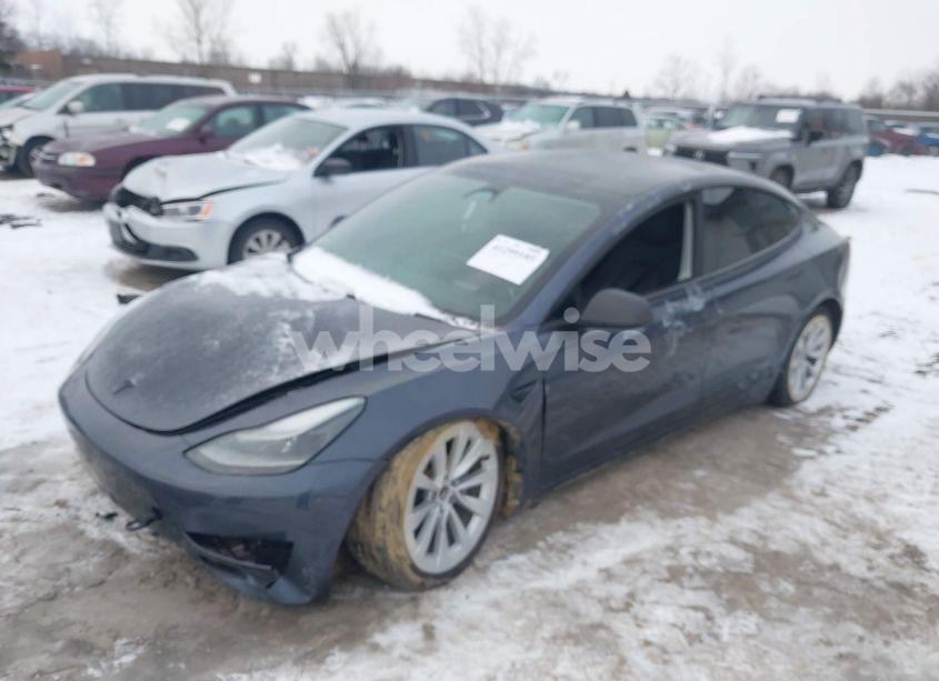 Photo 2 of 2023 Tesla Model 3 REAR-WHEEL DRIVE (VIN 5YJ3E1EA6PF448664)