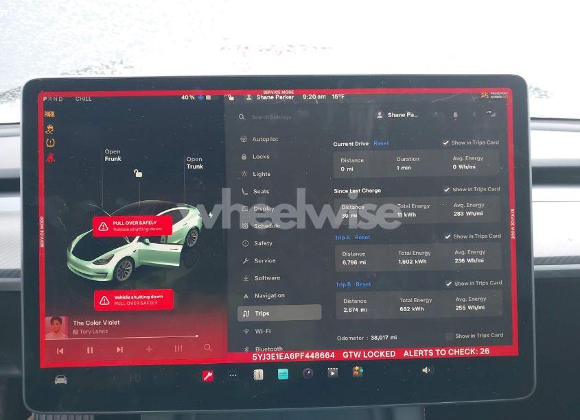 Photo 7 of 2023 Tesla Model 3 REAR-WHEEL DRIVE (VIN 5YJ3E1EA6PF448664)