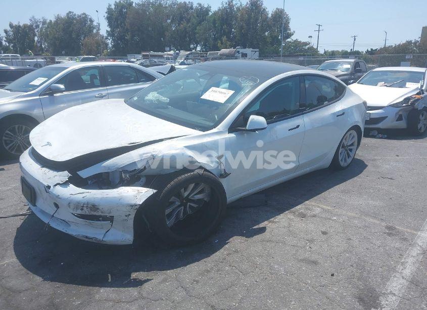 Photo 2 of 2023 Tesla Model 3 REAR-WHEEL DRIVE (VIN 5YJ3E1EA6PF460054)