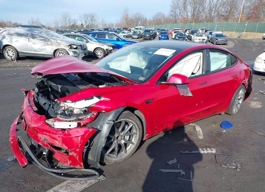 Photo 2 of 2023 Tesla Model 3 REAR-WHEEL DRIVE (VIN 5YJ3E1EA6PF511777)