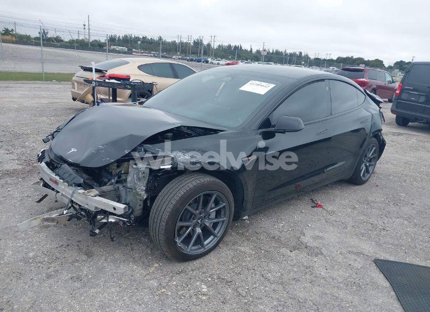 Photo 2 of 2023 Tesla Model 3 REAR-WHEEL DRIVE (VIN 5YJ3E1EA6PF561840)