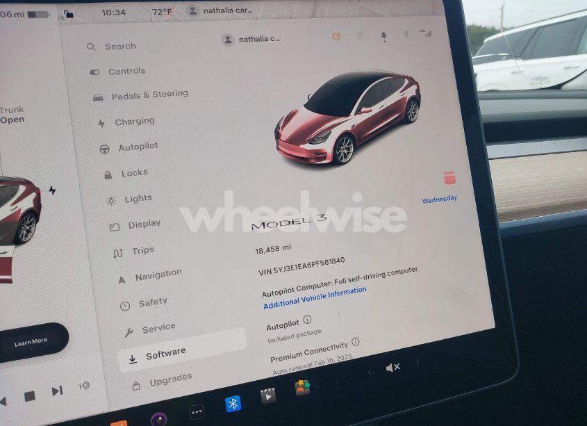 Photo 7 of 2023 Tesla Model 3 REAR-WHEEL DRIVE (VIN 5YJ3E1EA6PF561840)