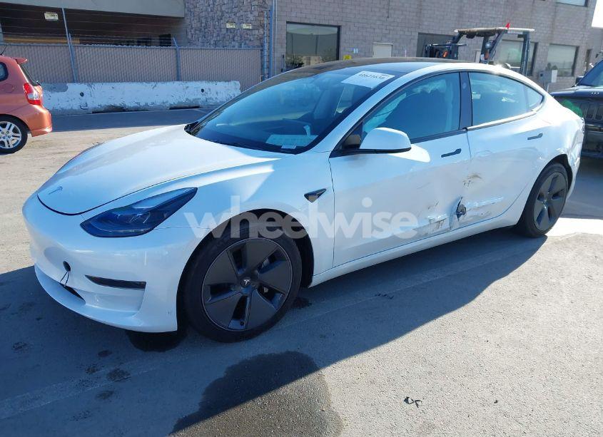 Photo 2 of 2023 Tesla Model 3 REAR-WHEEL DRIVE (VIN 5YJ3E1EA6PF606131)