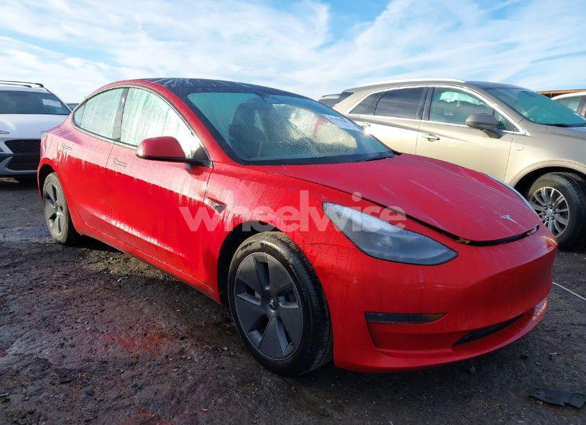 2023 Tesla Model 3 REAR-WHEEL DRIVE (VIN 5YJ3E1EA6PF644121) main photo