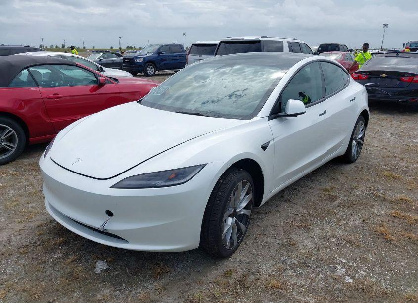 Photo 2 of 2024 Tesla Model 3 REAR-WHEEL DRIVE (VIN 5YJ3E1EA6RF751009)