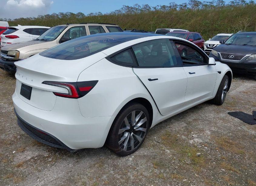 Photo 4 of 2024 Tesla Model 3 REAR-WHEEL DRIVE (VIN 5YJ3E1EA6RF751009)