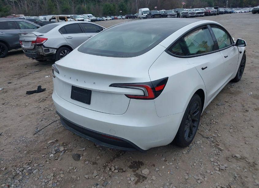 Photo 4 of 2024 Tesla Model 3 REAR-WHEEL DRIVE (VIN 5YJ3E1EA6RF756128)