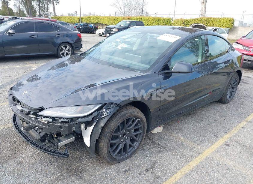 Photo 2 of 2025 Tesla Model 3 LONG RANGE REAR-WHEEL DRIVE (VIN 5YJ3E1EA6SF933721)