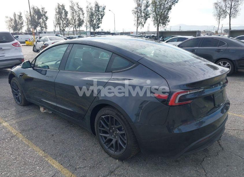 Photo 3 of 2025 Tesla Model 3 LONG RANGE REAR-WHEEL DRIVE (VIN 5YJ3E1EA6SF933721)