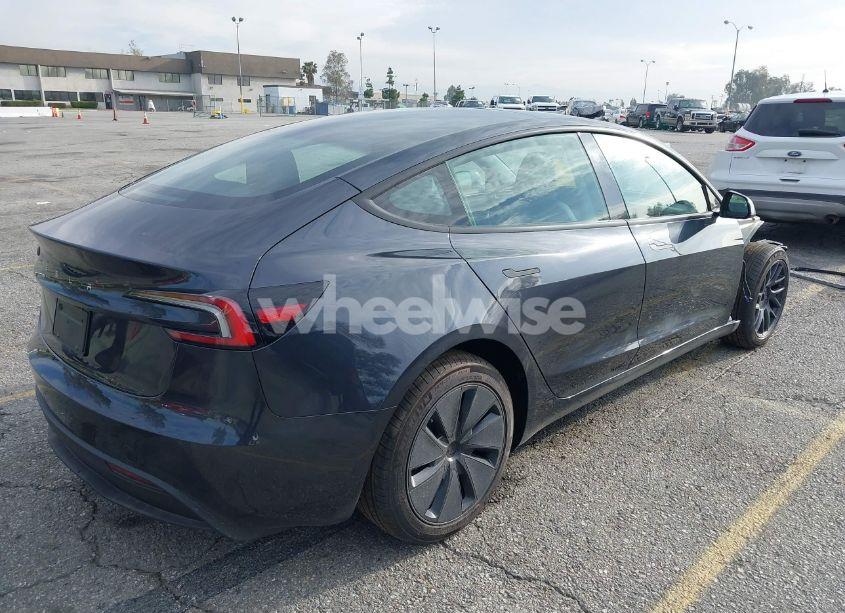 Photo 4 of 2025 Tesla Model 3 LONG RANGE REAR-WHEEL DRIVE (VIN 5YJ3E1EA6SF933721)