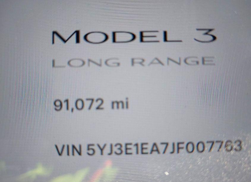 Photo 14 of 2018 Tesla Model 3 MID RANGE/LONG RANGE (VIN 5YJ3E1EA7JF007763)