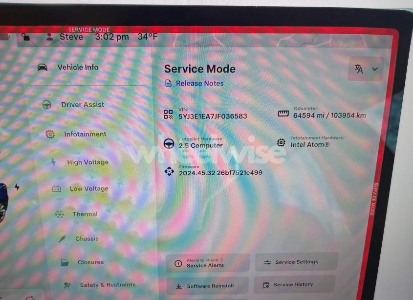 Photo 7 of 2018 Tesla Model 3 LONG RANGE/MID RANGE (VIN 5YJ3E1EA7JF036583)
