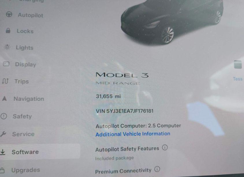 Photo 7 of 2018 Tesla Model 3 LONG RANGE/MID RANGE (VIN 5YJ3E1EA7JF176181)