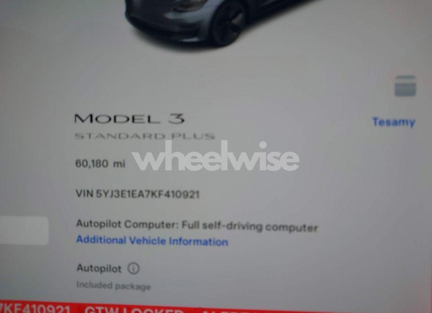 Photo 9 of 2019 Tesla Model 3 LONG RANGE/MID RANGE/STANDARD RANGE/STANDARD RANGE PLUS (VIN 5YJ3E1EA7KF410921)