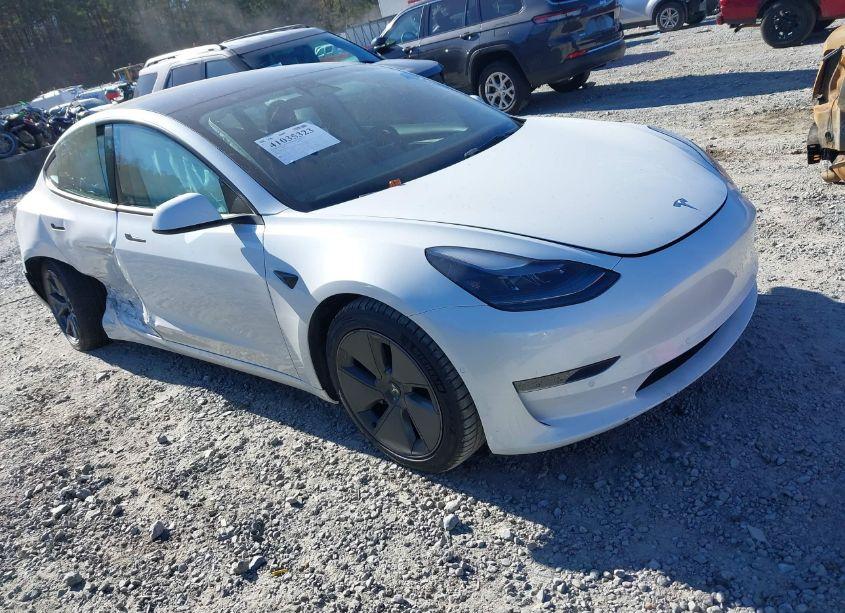 2021 Tesla Model 3 STANDARD RANGE PLUS REAR-WHEEL DRIVE (VIN 5YJ3E1EA7MF086856) main photo