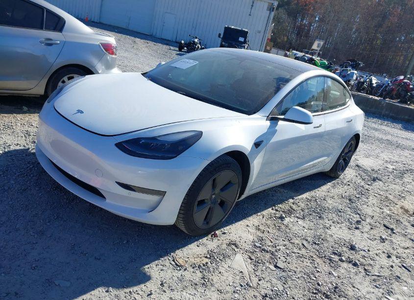 Photo 2 of 2021 Tesla Model 3 STANDARD RANGE PLUS REAR-WHEEL DRIVE (VIN 5YJ3E1EA7MF086856)