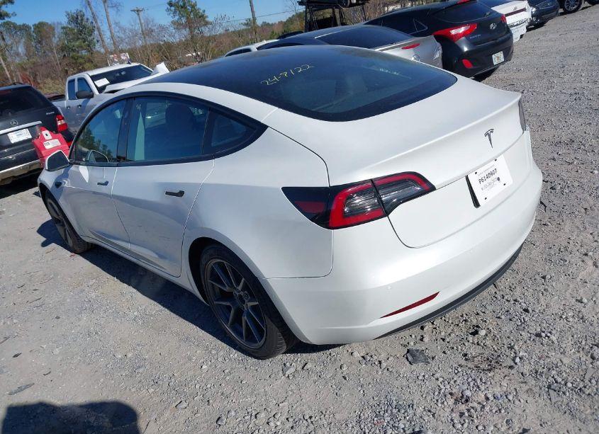 Photo 3 of 2021 Tesla Model 3 STANDARD RANGE PLUS REAR-WHEEL DRIVE (VIN 5YJ3E1EA7MF086856)