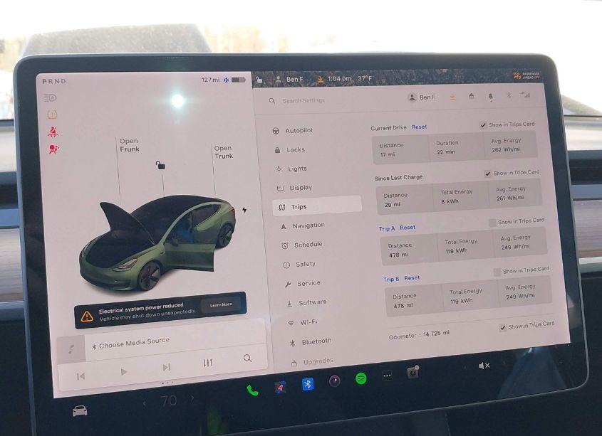 Photo 7 of 2021 Tesla Model 3 STANDARD RANGE PLUS REAR-WHEEL DRIVE (VIN 5YJ3E1EA7MF086856)
