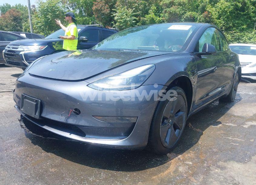 Photo 2 of 2021 Tesla Model 3 STANDARD RANGE PLUS REAR-WHEEL DRIVE (VIN 5YJ3E1EA7MF088283)
