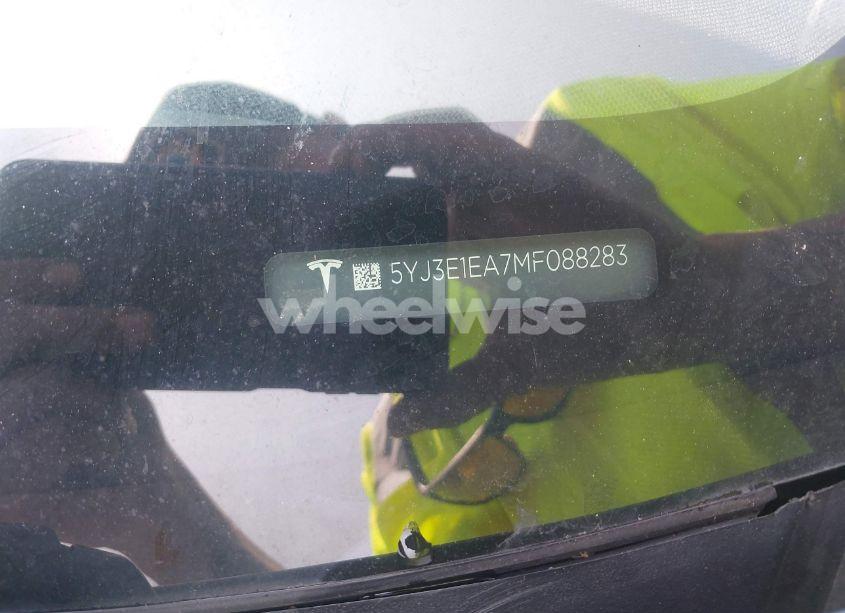 Photo 9 of 2021 Tesla Model 3 STANDARD RANGE PLUS REAR-WHEEL DRIVE (VIN 5YJ3E1EA7MF088283)