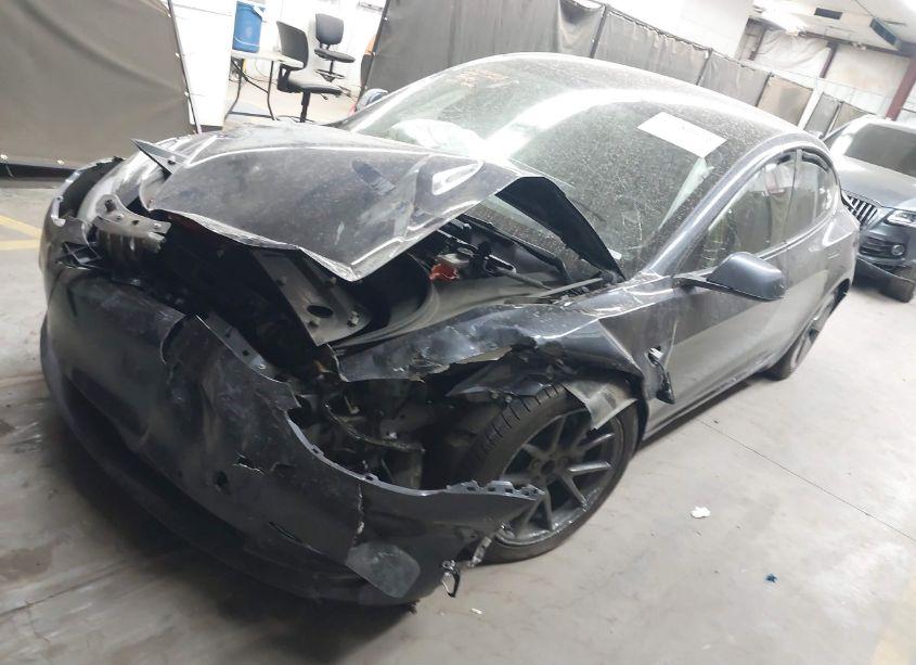 Photo 2 of 2021 Tesla Model 3 STANDARD RANGE PLUS REAR-WHEEL DRIVE (VIN 5YJ3E1EA7MF096416)