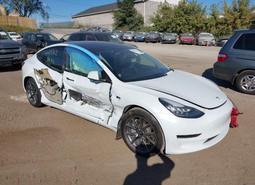 2021 Tesla Model 3 STANDARD RANGE PLUS REAR-WHEEL DRIVE (VIN 5YJ3E1EA7MF851631) main photo