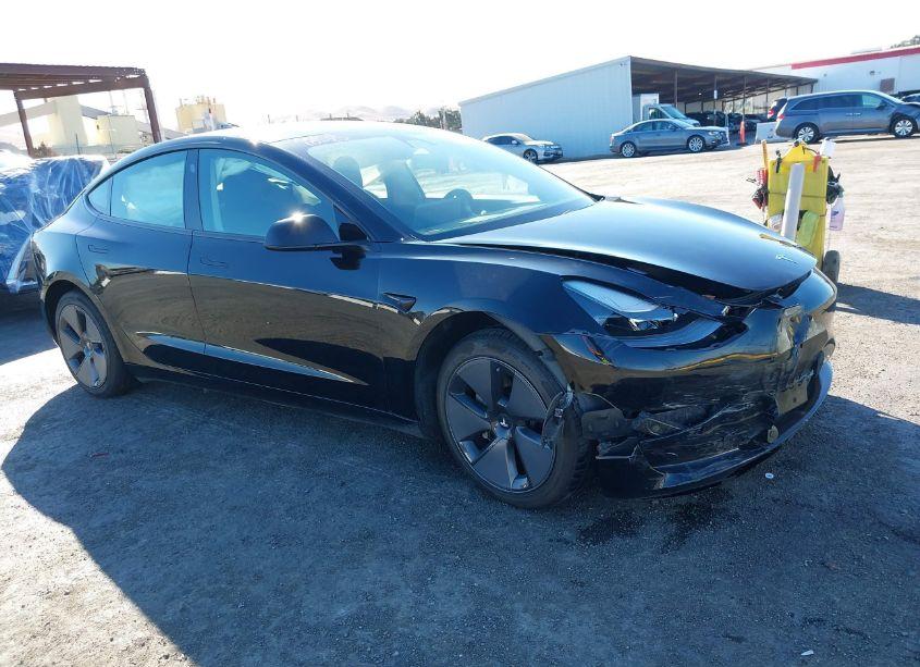 2021 Tesla Model 3 STANDARD RANGE PLUS REAR-WHEEL DRIVE (VIN 5YJ3E1EA7MF929485) main photo