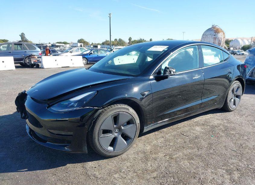 Photo 2 of 2021 Tesla Model 3 STANDARD RANGE PLUS REAR-WHEEL DRIVE (VIN 5YJ3E1EA7MF929485)