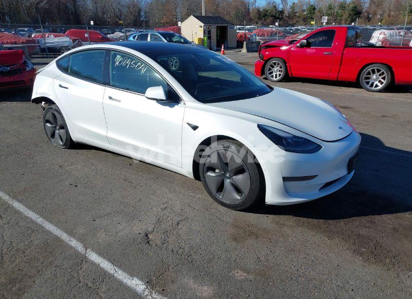2021 Tesla Model 3 STANDARD RANGE PLUS REAR-WHEEL DRIVE (VIN 5YJ3E1EA7MF991548) main photo