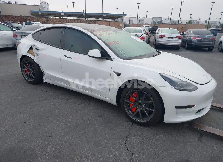 2021 Tesla Model 3 STANDARD RANGE PLUS REAR-WHEEL DRIVE (VIN 5YJ3E1EA7MF994322) main photo