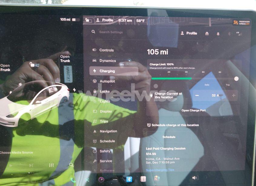 Photo 18 of 2021 Tesla Model 3 STANDARD RANGE PLUS REAR-WHEEL DRIVE (VIN 5YJ3E1EA7MF994322)