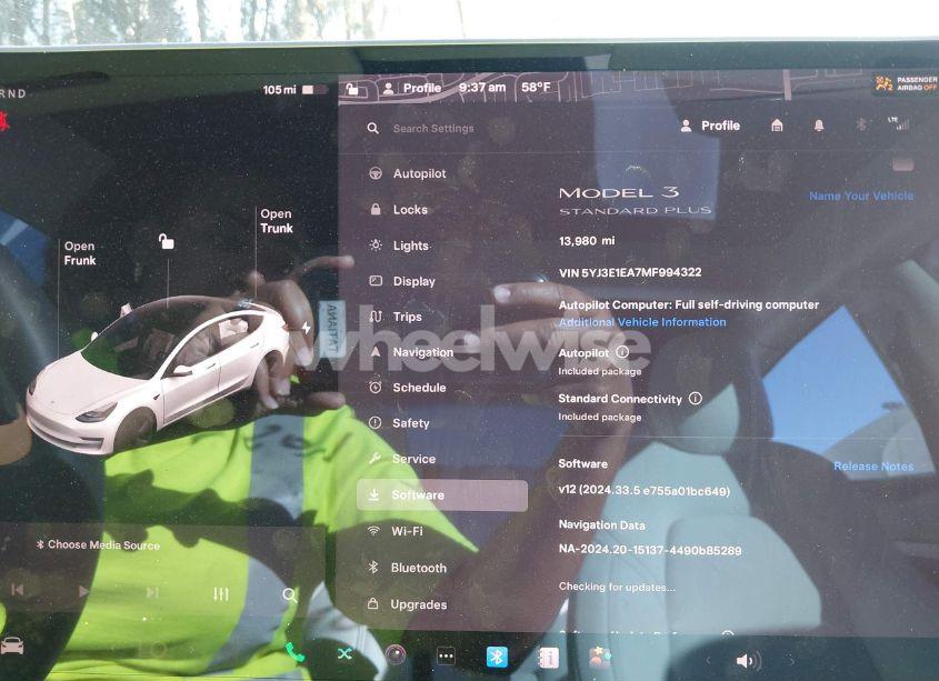 Photo 19 of 2021 Tesla Model 3 STANDARD RANGE PLUS REAR-WHEEL DRIVE (VIN 5YJ3E1EA7MF994322)