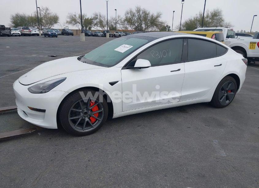 Photo 2 of 2021 Tesla Model 3 STANDARD RANGE PLUS REAR-WHEEL DRIVE (VIN 5YJ3E1EA7MF994322)