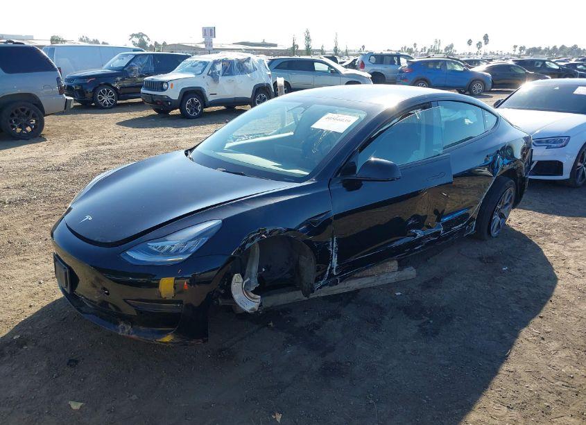 Photo 2 of 2022 Tesla Model 3 REAR-WHEEL DRIVE (VIN 5YJ3E1EA7NF236787)